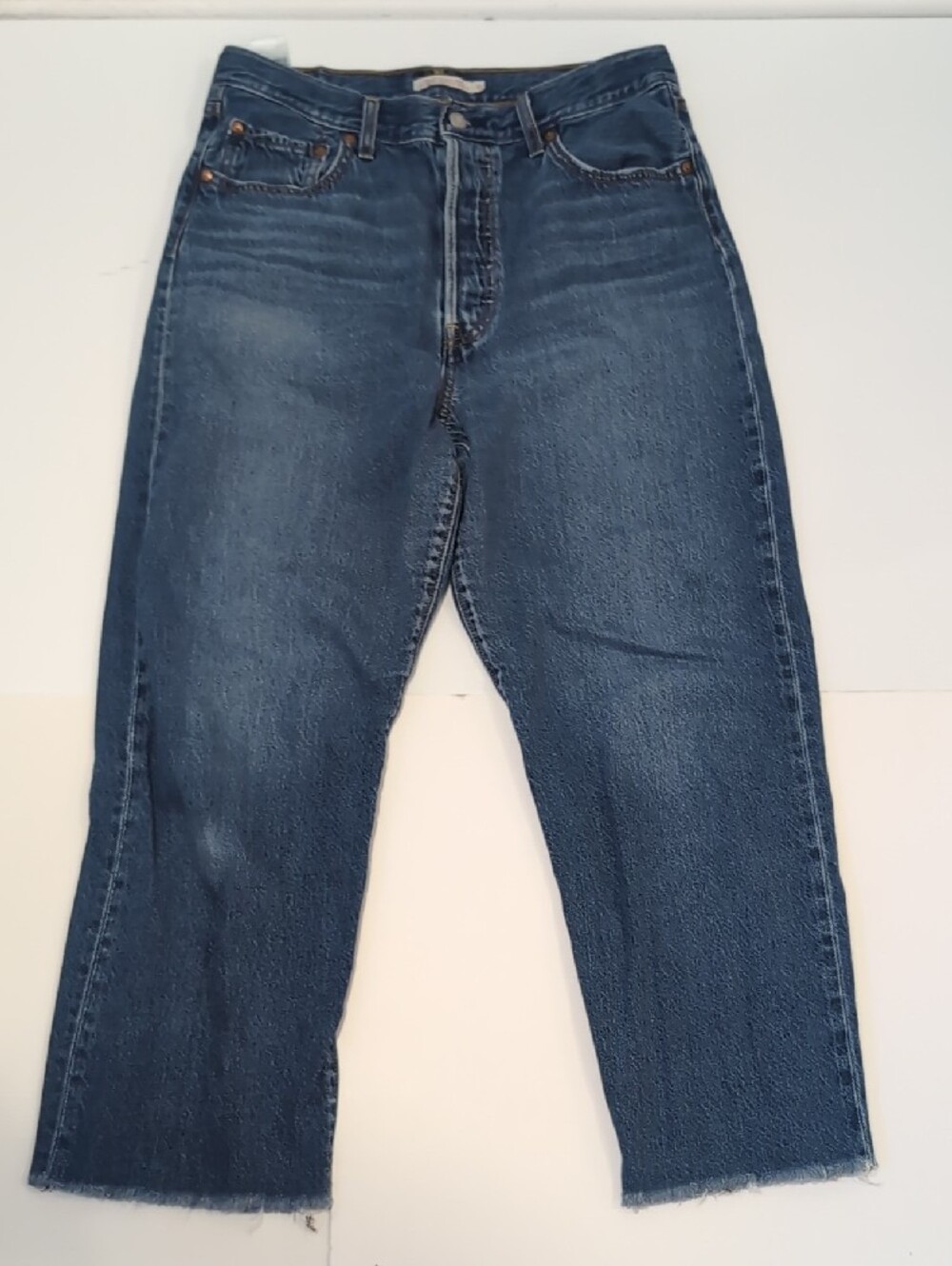 Levi's Ribcage Straight Ankle Jeans Size 31 Blue